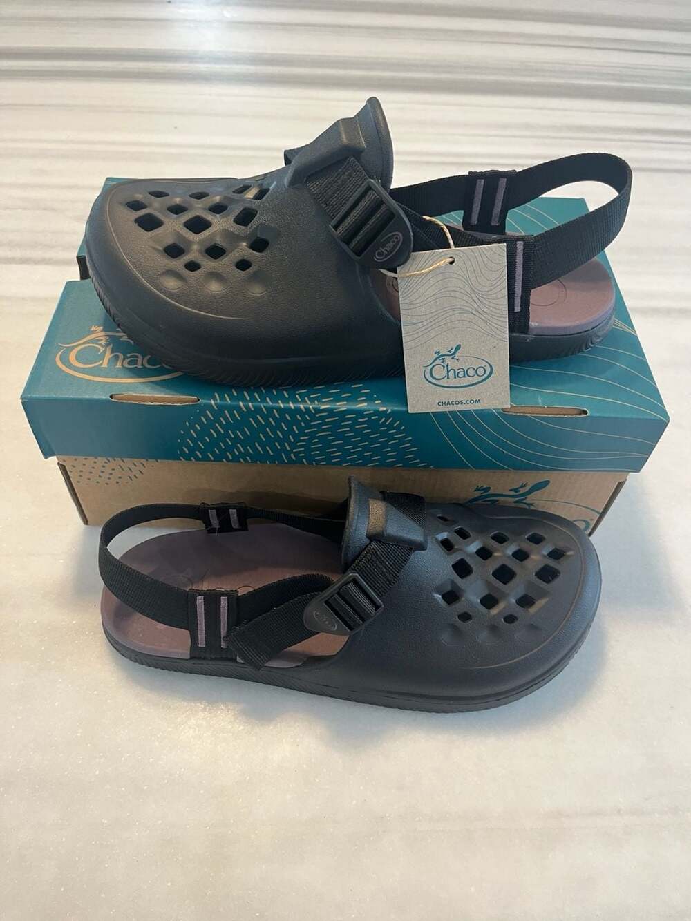 Chaco Chillos Clog Black Sandals